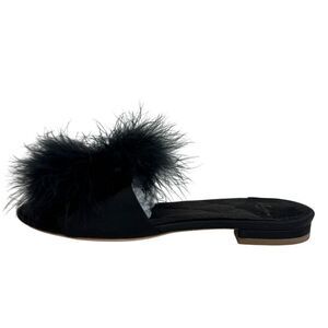 Louis Vuitton LV Logo Fa-vijou- Marilyn Satin Sandals Black Ladies